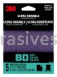 3M™ 7100198734 80 Grit Ultra Durable Power Sanding 1/4 Sheet