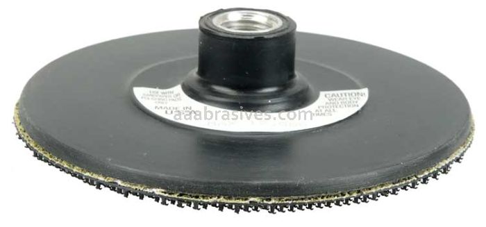 Weiler 51575 5" Back-up Pad for Hook & Loop Surface Conditioning Disc 5/8"-11 UNC Nut