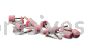 B Shape, Mounted Stone Set, 50 pc. Assorted, Vitrified, 1/8" sk