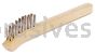 Wood Handle Toothbrush, Fine Stainless