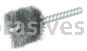 Weiler 21150 1-1/8" Power Tube Brush .005" Steel Wire Fill 1" Brush Length