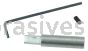 Weiler 89029 Drive Mandrel Kit for Nylox Miniature Disc Brushes 1/2" Stem