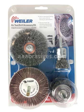Weiler 13002 Air Tool/Drill Accessory Kit Retail Pack