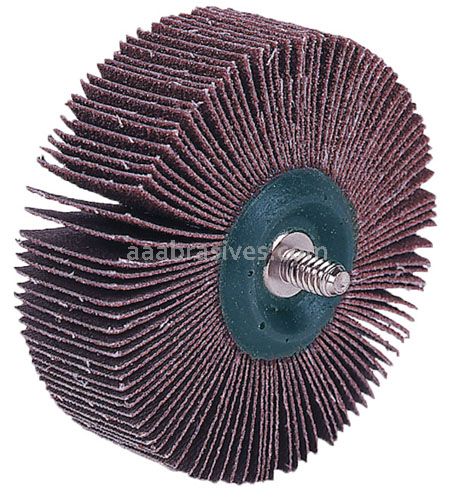 1x5/8x1/4-20"sk, 320 A/O, Mounted Flap Wheel Cl