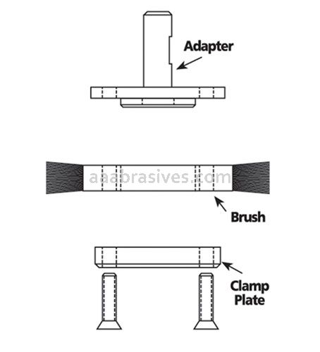 Osborn Type V CNC Adapter FOR 4" Wheel #75118
