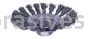 4-1/2" Knot Wire Bevel Brush, .014 SS, 1/2"-13 A.H. (BVK-4-1/2)