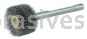 Weiler 17211 Bore-Rx 1-1/2"Dia. Internal Brush Deburring Tool .006" Crimped Steel Wire Fill 3/8" Stem
