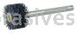 Weiler 17212 Bore-Rx 1-1/2"Dia. Internal Brush Deburring Tool .026/120 CG Crimped Fill 3/8" Stem
