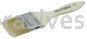 Weiler 40068 2" Chip & Oil Brush White Bristle 1-1/2" Trim Length Wood Handle
