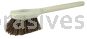 Weiler 79107 20" Utility Scrub Brush Palmyra Fill Long Handle Foam Block