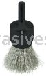 Weiler 10017V 3/4" Crimped Wire End Brush .006" Stainless Steel Fill Vending Ready
