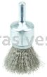 Weiler 10018 3/4" Crimped Wire End Brush .0104" Stainless Steel Fill