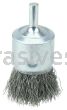 Weiler 11017 1" Coated Cup Crimped Wire End Brush .0104" Stainless Steel Fill