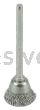 Weiler 26076 5/8" Miniature Wire Cup Brush .005" Stainless Steel Fill 1/8" Stem