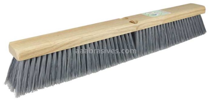 Weiler 42355 24" Green Works Sweep Fine Grey Fill with Rubberwood Block