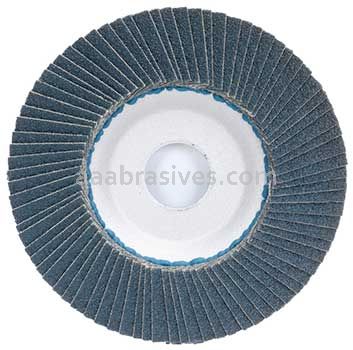 4-1/2 x 7/8 40 Grit Merit Type 27 Zirc Powerflex Flap Discs