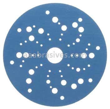 3M™ 7100091240 5” #500 Grit Hookit™ Blue Abrasive Disc Multi-hole