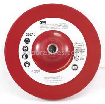 3M™ 7100101200 7 x 7/8 Center Post 5/8-11 Internal Hook and Loop Disc Pad Holder 917CP
