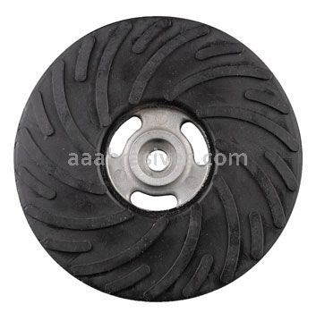 4x5/8-11 Thread, Backing Pad, Medium Rubber