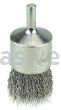 Weiler 10380 1" Nickel-Plated Cup End Brush .014" Stainless Steel Crimped Wire Fill
