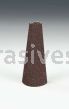 3M&trade; 7100179466 3 1/2 x 3 x 2 40 Grit X-wt 341D Cloth Cone
