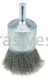 Weiler 11016 Coated Cup Crimped Wire End Brush 1" .006" Stainless Steel Fill