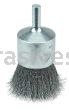 Weiler 36249 Wolverine 1" Crimped Wire End Brush .0104" Steel Fill 1/4" Stem