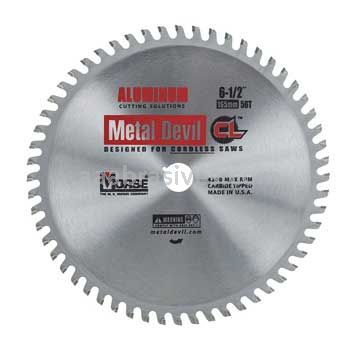 Morse Metal Devil NXT&reg; Aluminum 6-1/2" 56 Teeth Circular Saw Blades CL