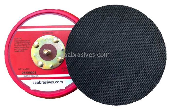 5x5/16-24 M Hook & Loop Disc Holder