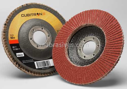 3M™ 7000148188 4-1/2 x 7/8 60+ Grit 967A T29 Cubitron™ II Flap Disc