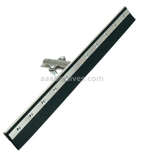 Osborn 24” Straight Floor Squeegee Black Neoprene Rubber #75472
