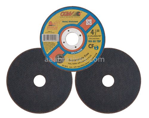 5x.040x7/8, Thin Cutting Wheel, T-1, Resin Bond, ZA60T, Zirc
