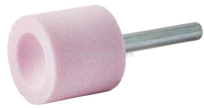 Norton 69078645345 A38 1 x 1 Pink 86A A/O Vitrified Bond Mounted Point