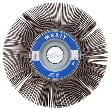 16 x 2 x 1-3/4 180 Grit Merit Grind-O-Flex Large Diameter Flap Wheels