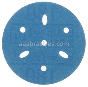 3M™ 7100091344 3” #180 Grit Hookit™ Blue Abrasive Disc Multi-hole