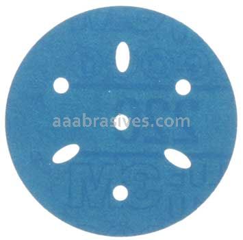 3M™ 7100091346 3” #240 Grit Hookit™ Blue Abrasive Disc Multi-hole