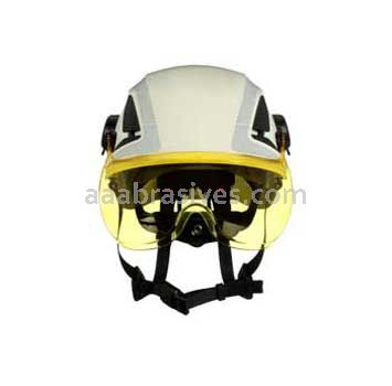 3M&trade; 7100176971 ANSI X5-SV03 Short Visor for X5000 Safety Helmet Amber Anti-FogAnti-Scratch Polycarbonate