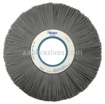 Weiler 83640 12" Crimped Filament Nylox Wheel .040/120 SC Fill 3-1/4" Arbor Hole