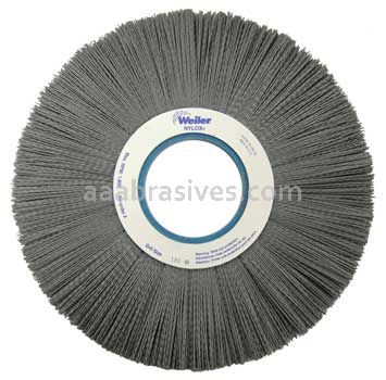 Weiler 84730 12" Crimped Filament Nylox Wheel .035/180 SC Fill 4-1/4" Arbor Hole