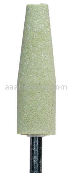 Norton A1 3/4 x 2-1/2 Quantum 3NQ80-OVS/N9 1/4 x 1 Vitrified Bond Mounted Points - A Shapes