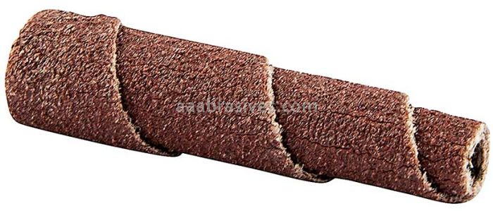 Norton 3/8 x 1-1/2 x 1/8 120 Norton  Metal R265 M-9 Spiral Rolls, Full-Tapered (Spirapoints)