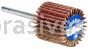 Merit Abrasives 08834137493 1-3/16 x 1/8 x 1/8 Small Diameter Flap Wheels With 1/8" Steel Shank 180 Grit Merit Aluminum Oxide