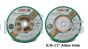 Discontinued - 5x1/4x5/8-11 Grinding Wheel T-27 Resin Bond C24R Concrete