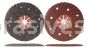 4-1/2x7/8 24 Grit Aluminum Oxide Semi-Flex Disc with Red Fiber Backing Type 29