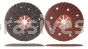 4-1/2x7/8 50 Grit Silicon Carbide Semi-Flex Disc with Red Fiber Backing Type 29