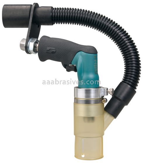 Dynabrade 52903 - 1/4" Drill, Central Vacuum .4 hp, 500 RPM, Pistol-Grip, Geared, Rear Exhaust, DynaChuck