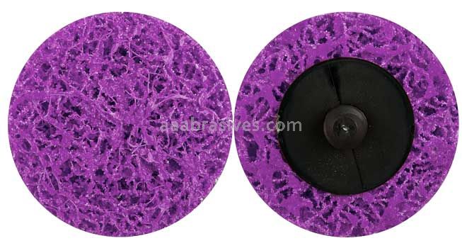 3" Type R Strip-It Disc Silicon Carbide Purple Extra Coarse