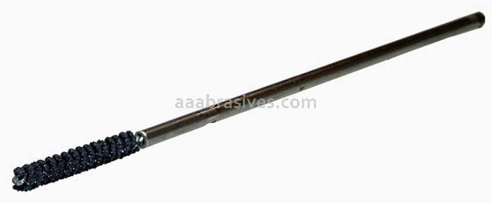 Weiler 34332 CrossFlex Standard Duty Bore Brush 3/8 Diameter 180 SC with Collet