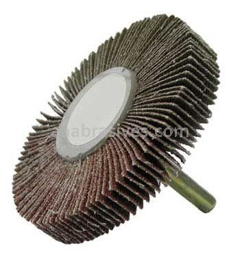 2x1x1/4"sk, 150 A/O, Mounted Flap Wheel Cl