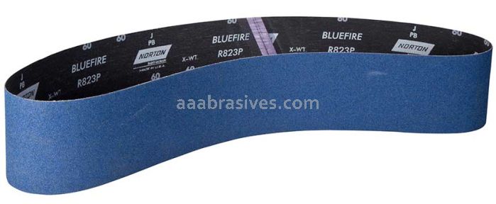 Norton 4 x 60 80-X BlueFire R823P ZA Narrow Belts
